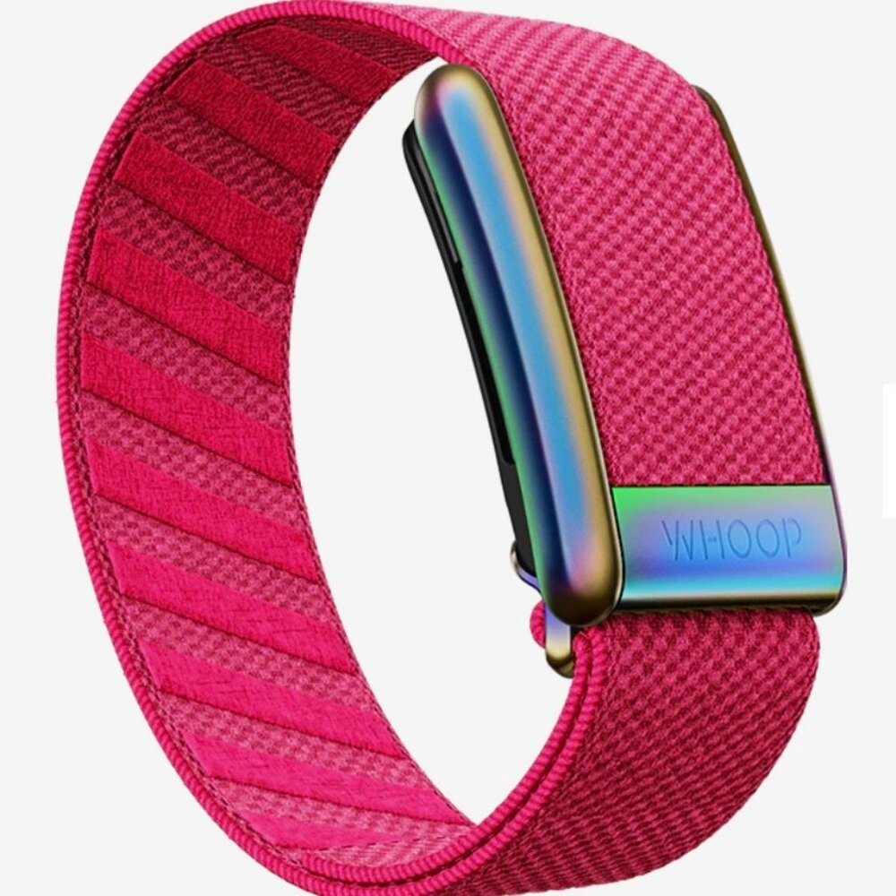 WHOOP SUPERKNIT BAND (pink w/black clasp - S/M)